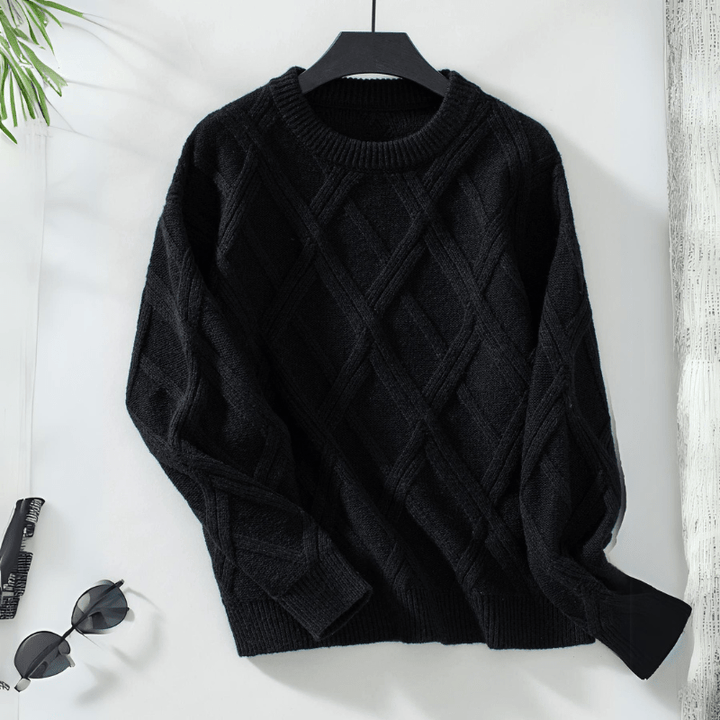 Diana Diamond Knit Sweater - Weston Fletcher