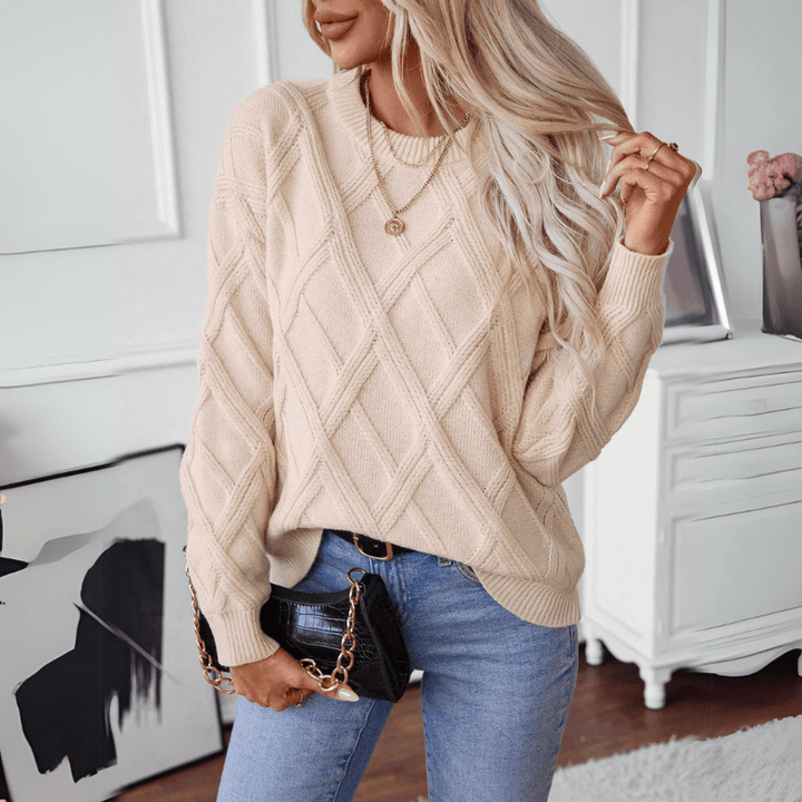 Diana Diamond Knit Sweater - Weston Fletcher