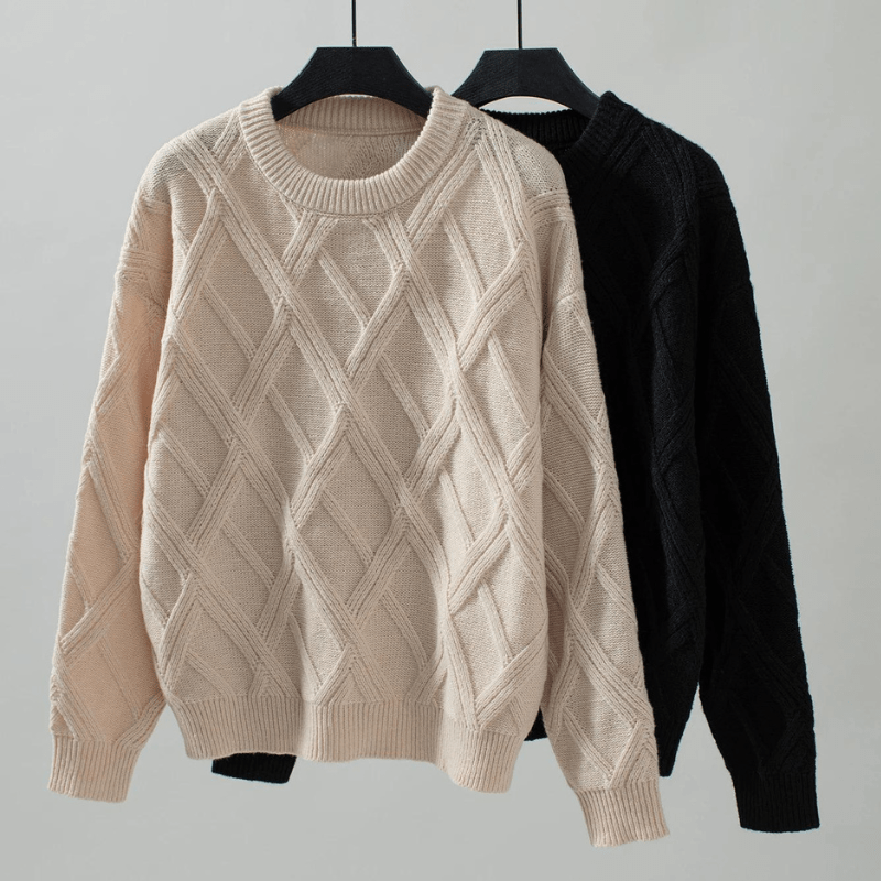 Diana Diamond Knit Sweater - Weston Fletcher