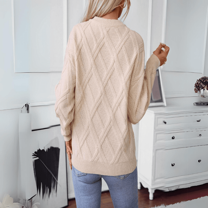 Diana Diamond Knit Sweater - Weston Fletcher