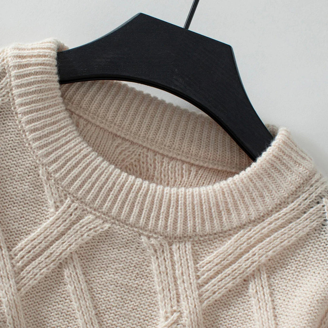 Diana Diamond Knit Sweater - Weston Fletcher