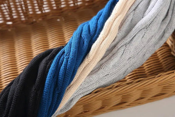 Didier 100% Cotton Cable Knit Sweater - Weston Fletcher