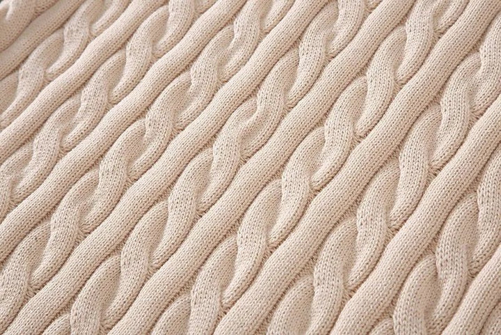 Didier 100% Cotton Cable Knit Sweater - Weston Fletcher