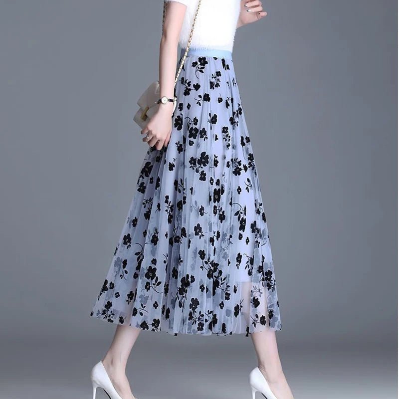 Ebon Lace Meadow Skirt - Weston Fletcher