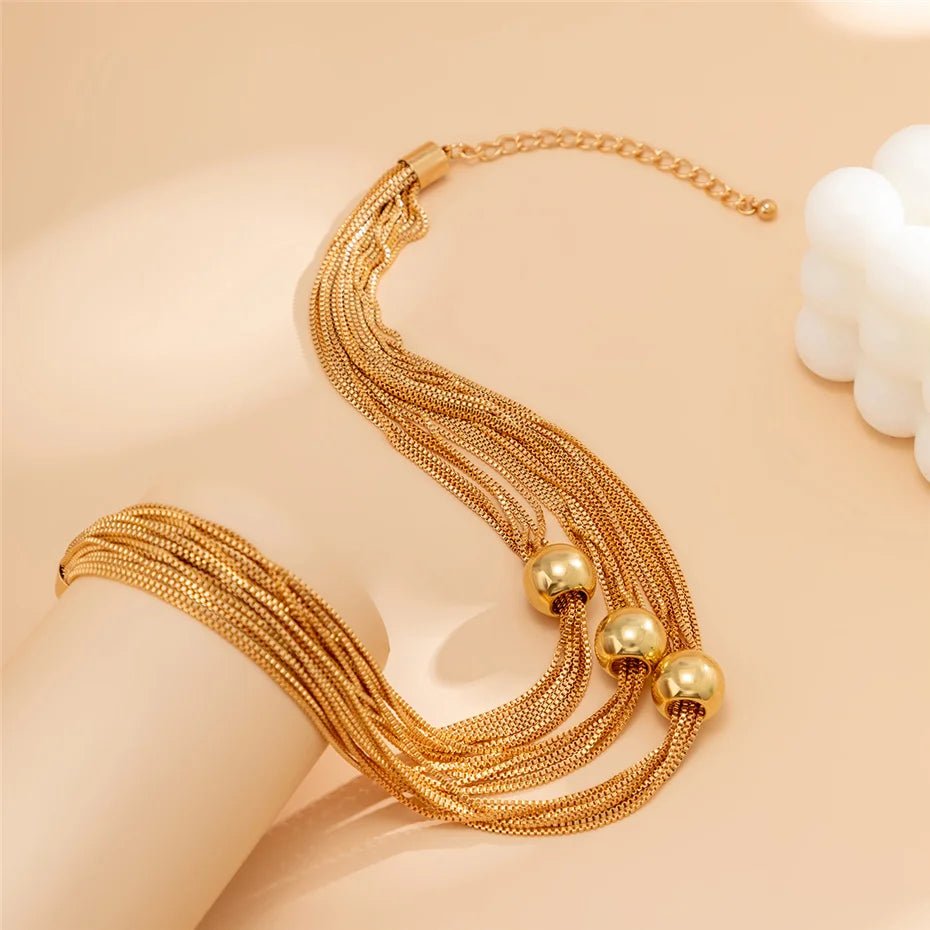 Elandra Cascading Drop Necklace - Weston Fletcher