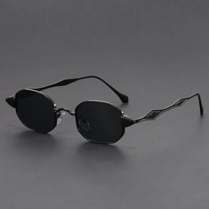 Elior Etched Metal Sunglasses - Weston Fletcher