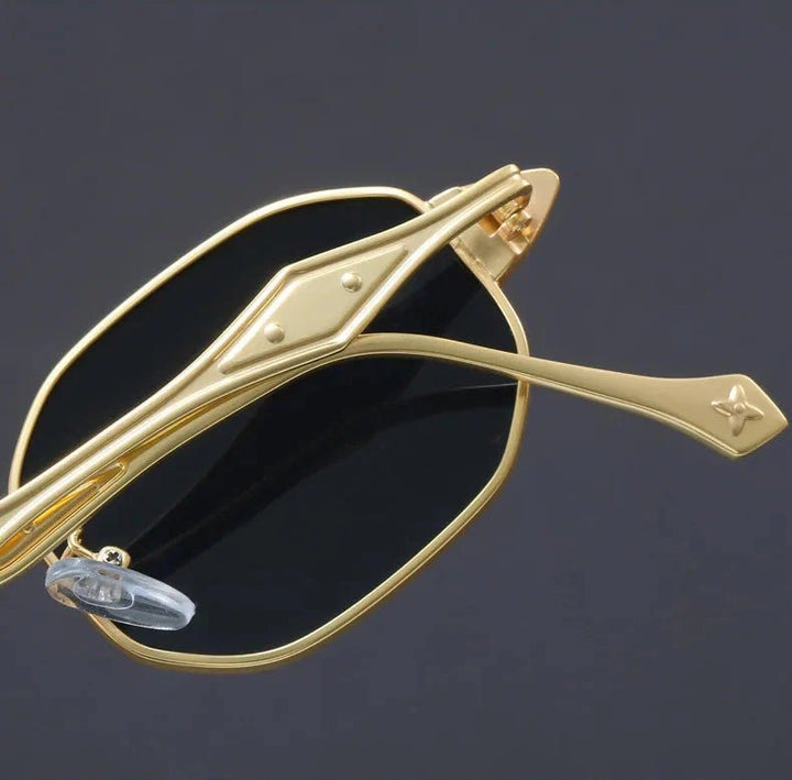 Elior Etched Metal Sunglasses - Weston Fletcher