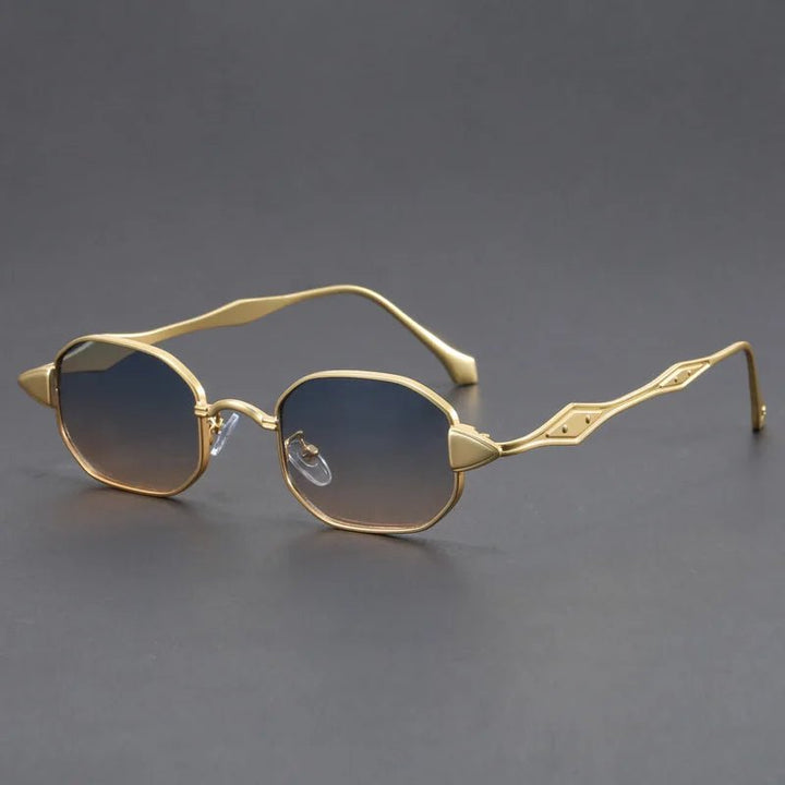 Elior Etched Metal Sunglasses - Weston Fletcher