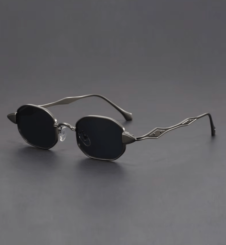 Elior Etched Metal Sunglasses - Weston Fletcher