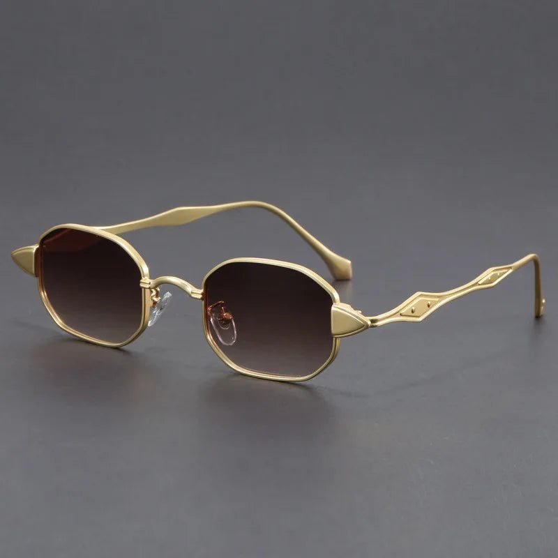 Elior Etched Metal Sunglasses - Weston Fletcher