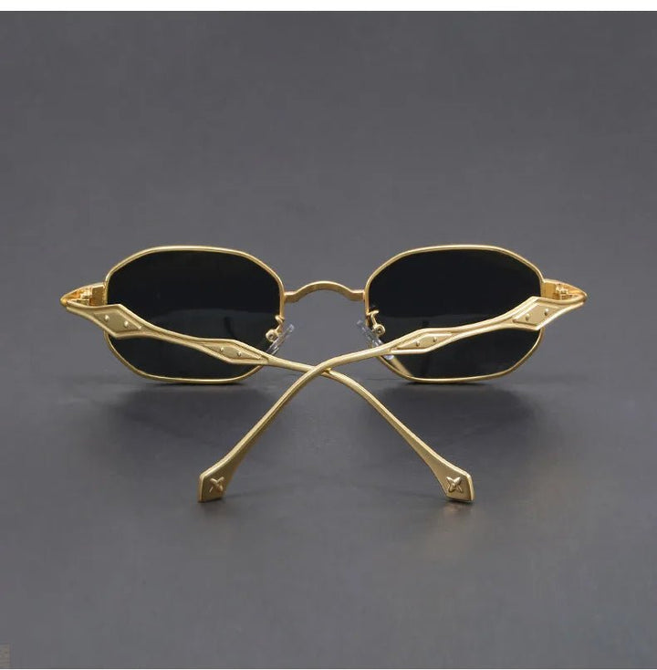 Elior Etched Metal Sunglasses - Weston Fletcher
