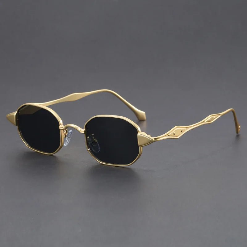 Elior Etched Metal Sunglasses - Weston Fletcher