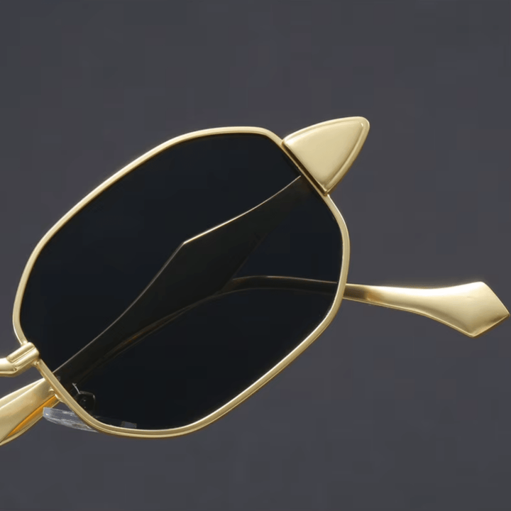 Elior Etched Metal Sunglasses - Weston Fletcher