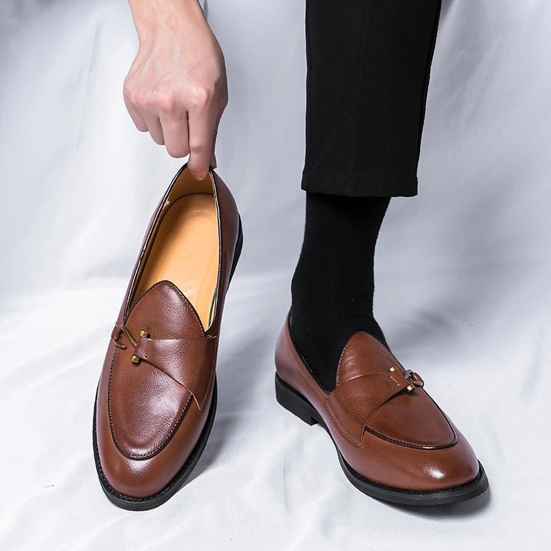 Ellingham Vintage Leather Loafers - Weston Fletcher
