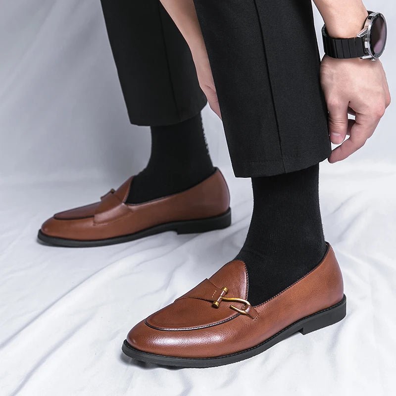 Ellingham Vintage Leather Loafers - Weston Fletcher