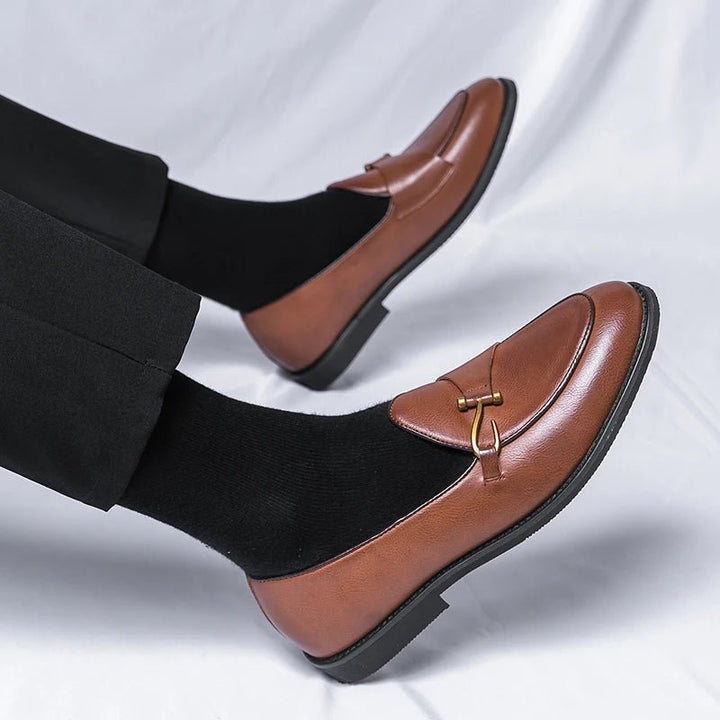 Ellingham Vintage Leather Loafers - Weston Fletcher