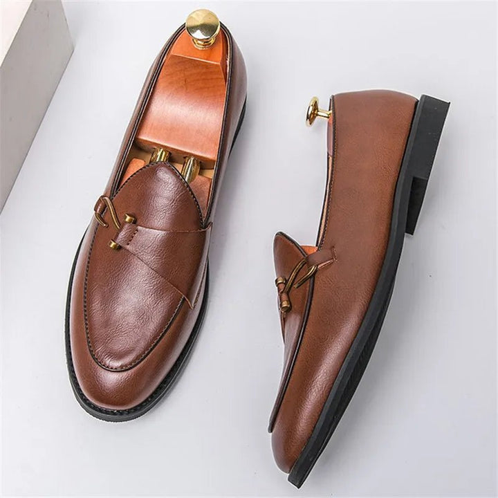 Ellingham Vintage Leather Loafers - Weston Fletcher
