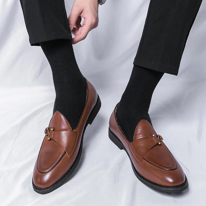 Ellingham Vintage Leather Loafers - Weston Fletcher