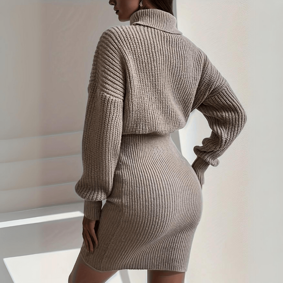 Elysian Embrace Turtleneck Dress - Weston Fletcher