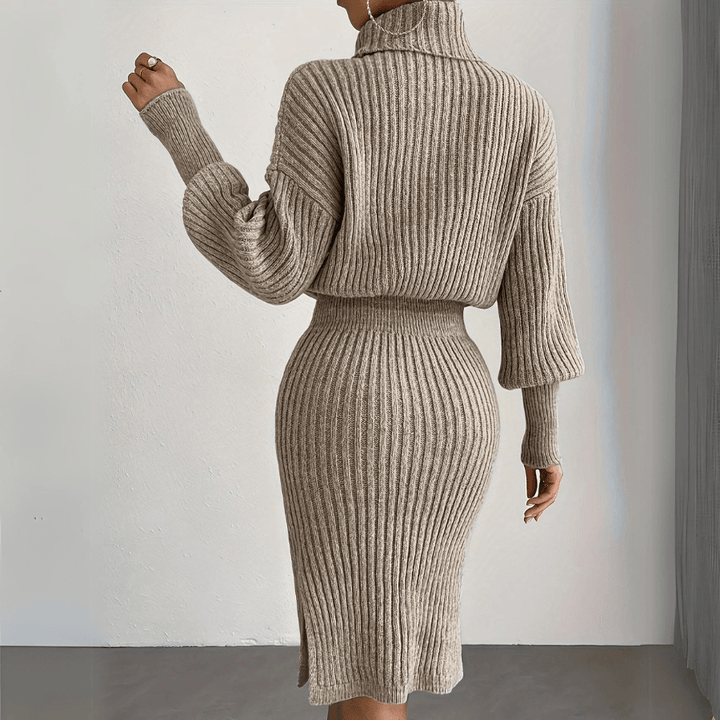 Elysian Embrace Turtleneck Dress - Weston Fletcher