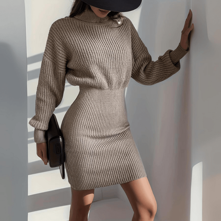 Elysian Embrace Turtleneck Dress - Weston Fletcher