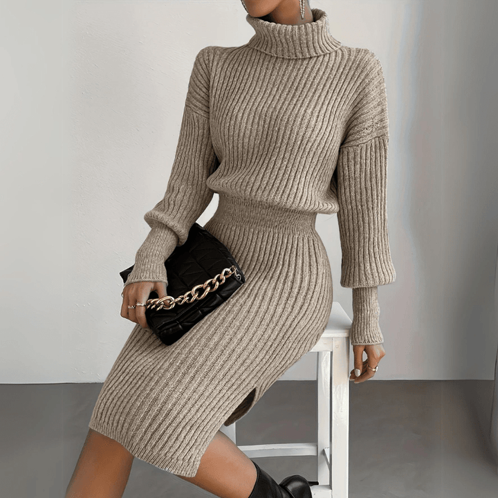 Elysian Embrace Turtleneck Dress - Weston Fletcher