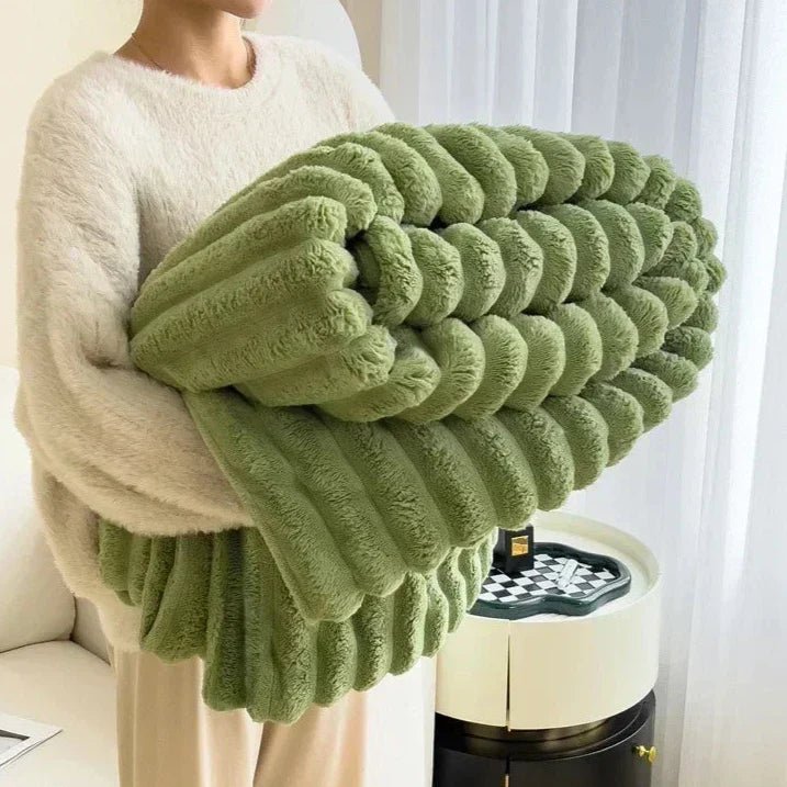 Elysian Rabbit Fur Blanket - Weston Fletcher