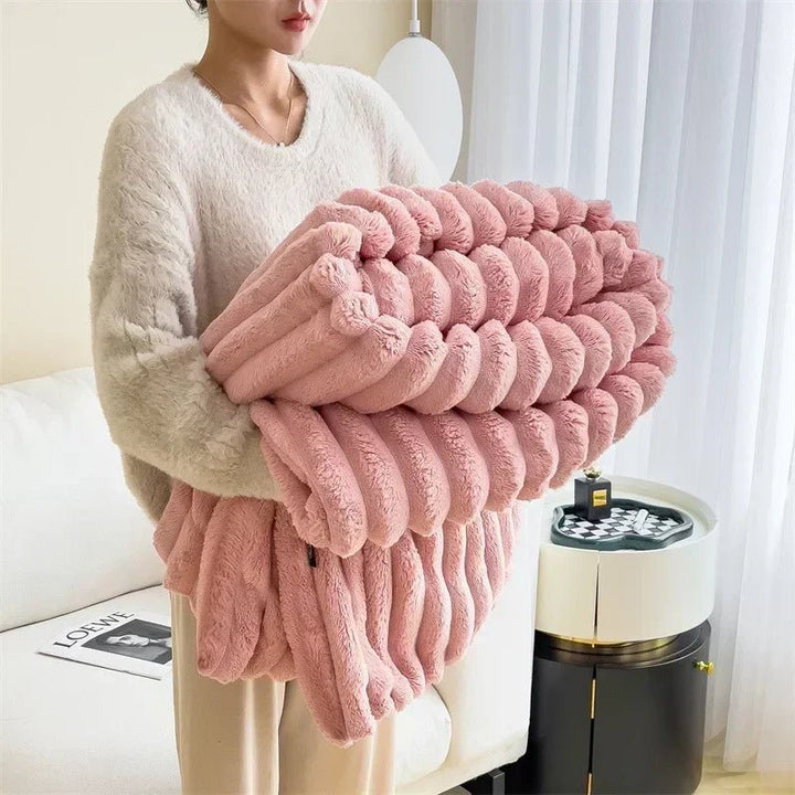 Elysian Rabbit Fur Blanket - Weston Fletcher