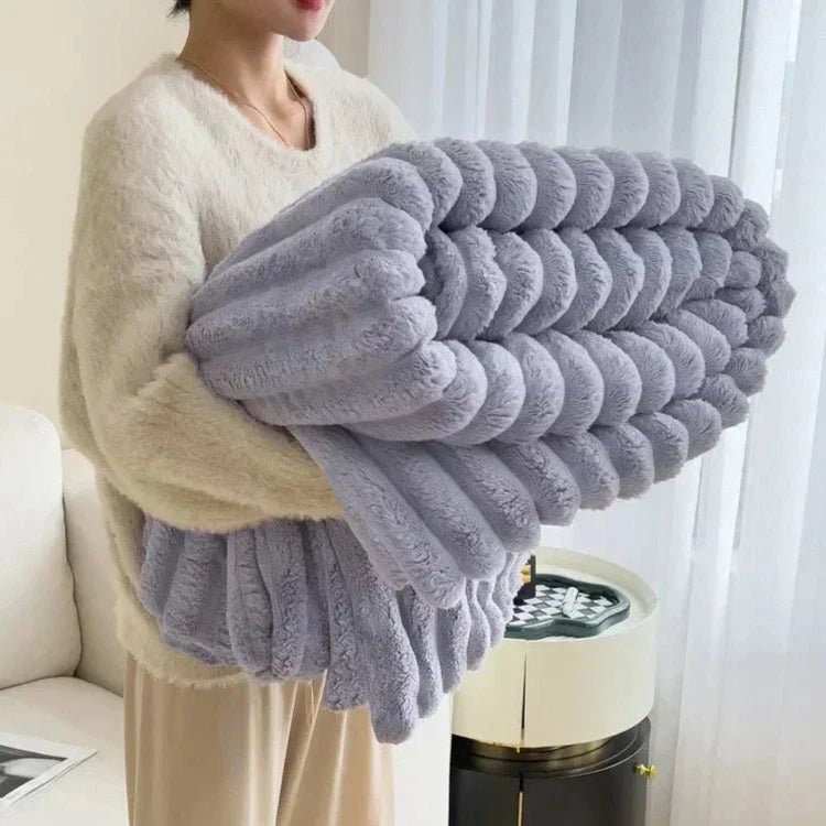 Elysian Rabbit Fur Blanket - Weston Fletcher