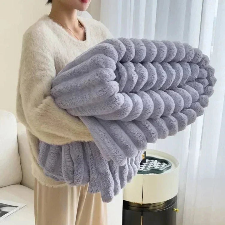 Elysian Rabbit Fur Blanket - Weston Fletcher