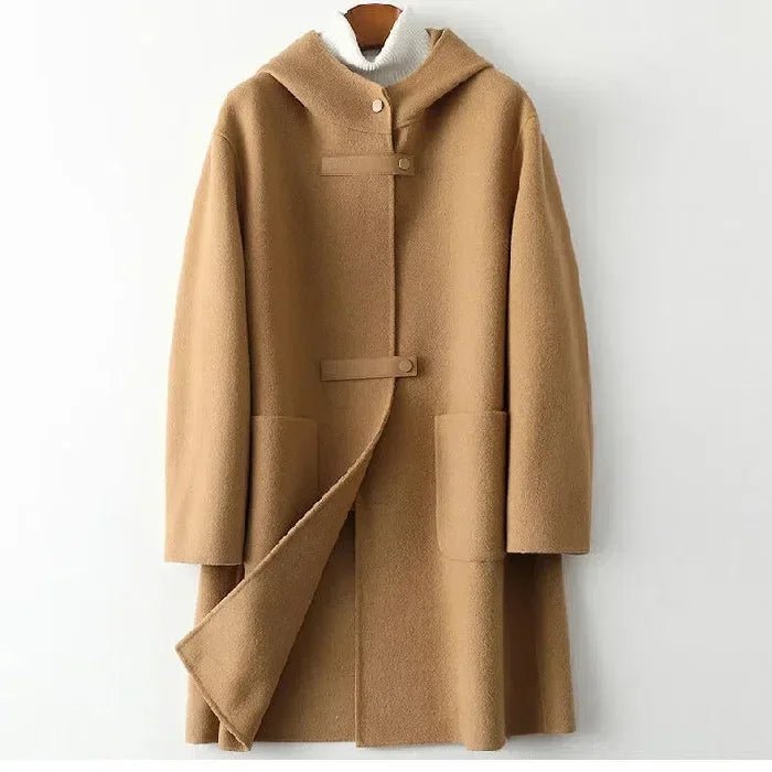 Emoria Porter Hooded Wool Overcoat - Weston Fletcher