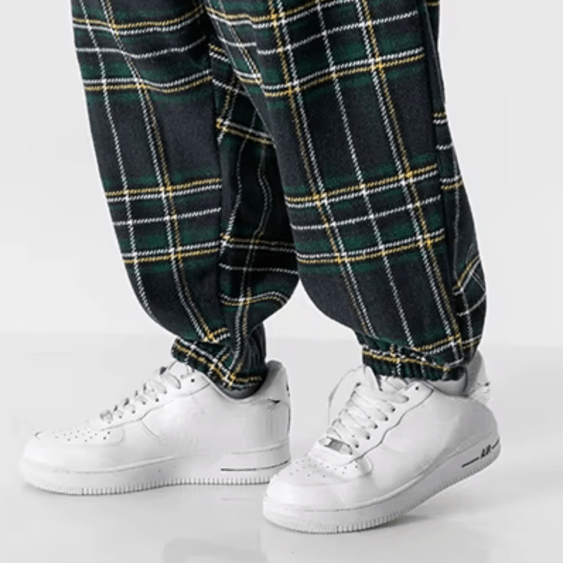 Finn Ronan Plaid Drawstring Sweatpants - Weston Fletcher
