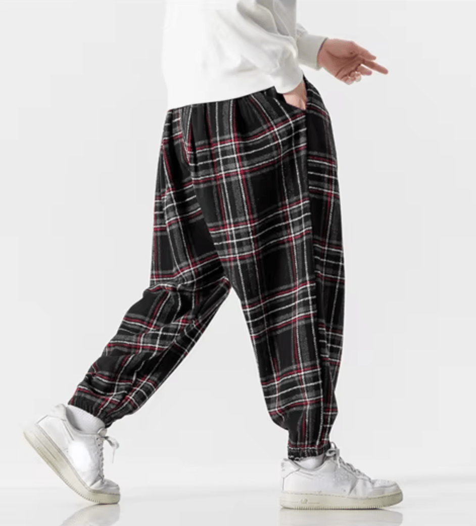 Finn Ronan Plaid Drawstring Sweatpants - Weston Fletcher