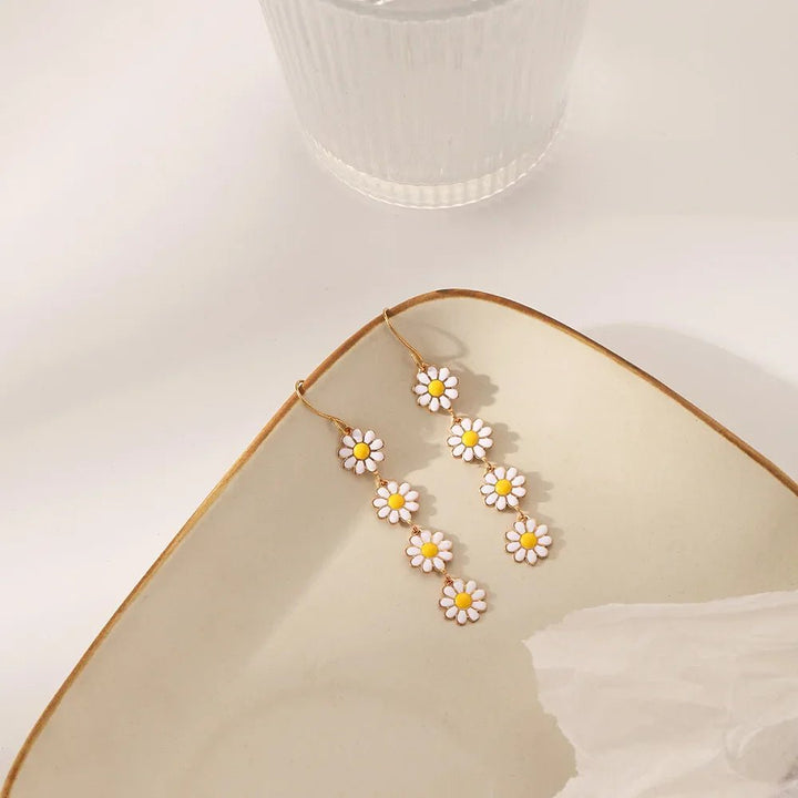 Florisse Daisy Dangle Earrings - Weston Fletcher