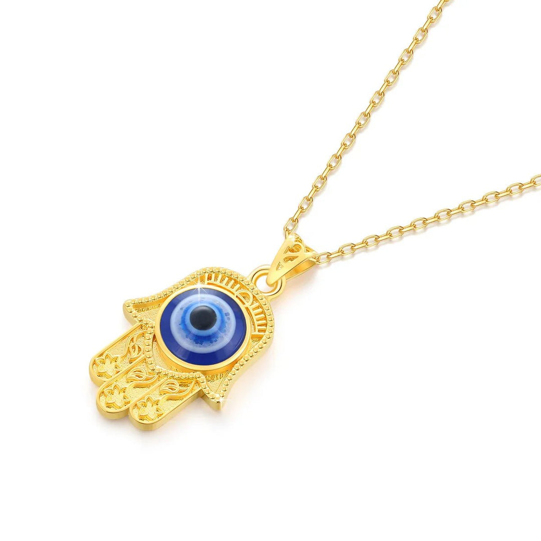 Fortuna Evil Eye 18K Gold Necklace - Weston Fletcher