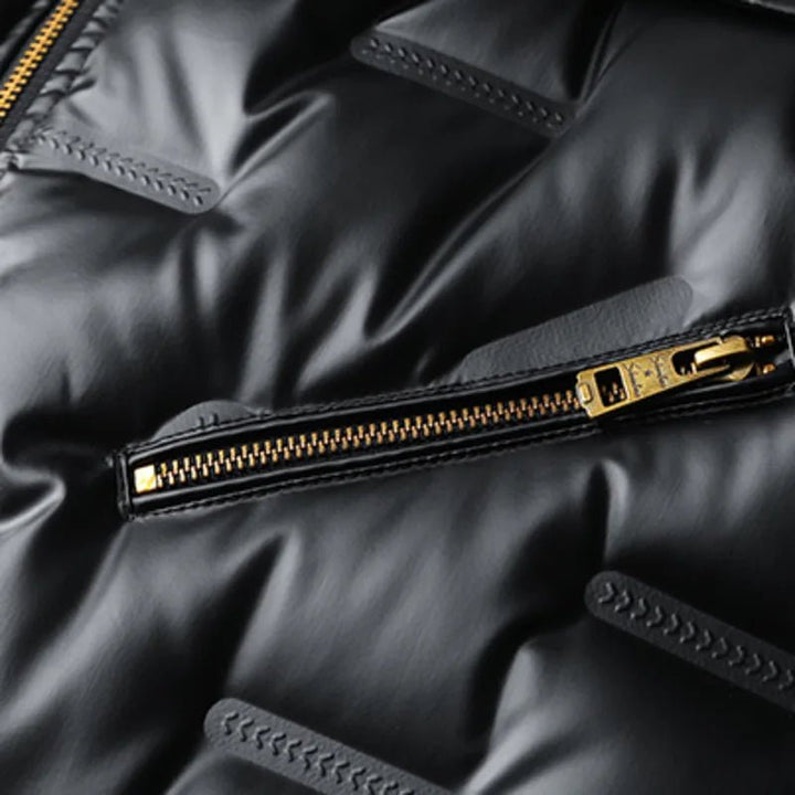 Goldmere Duck Down Moto Jacket - Weston Fletcher