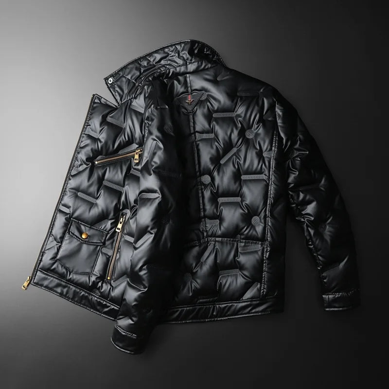 Goldmere Duck Down Moto Jacket - Weston Fletcher