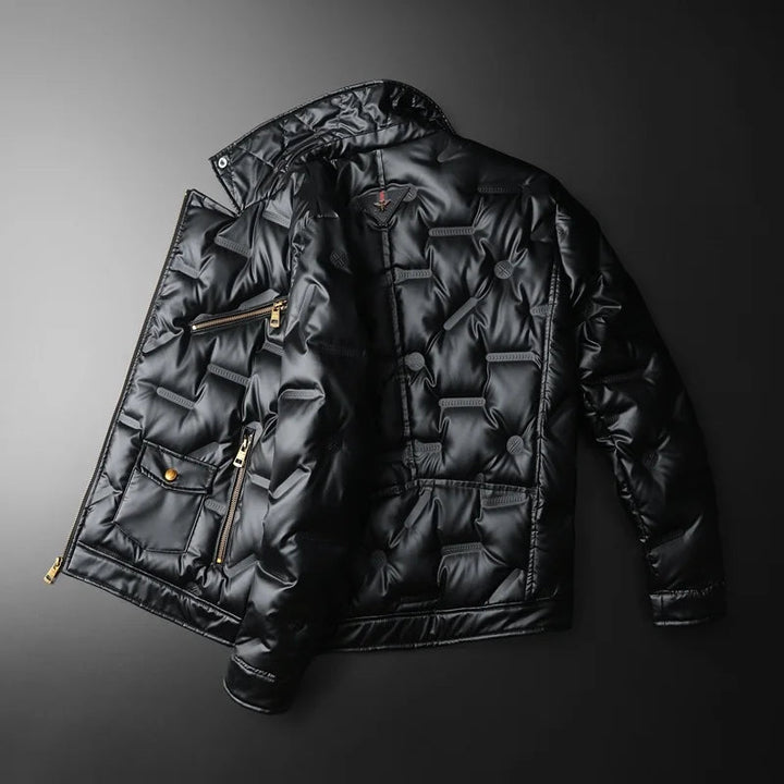 Goldmere Duck Down Moto Jacket - Weston Fletcher