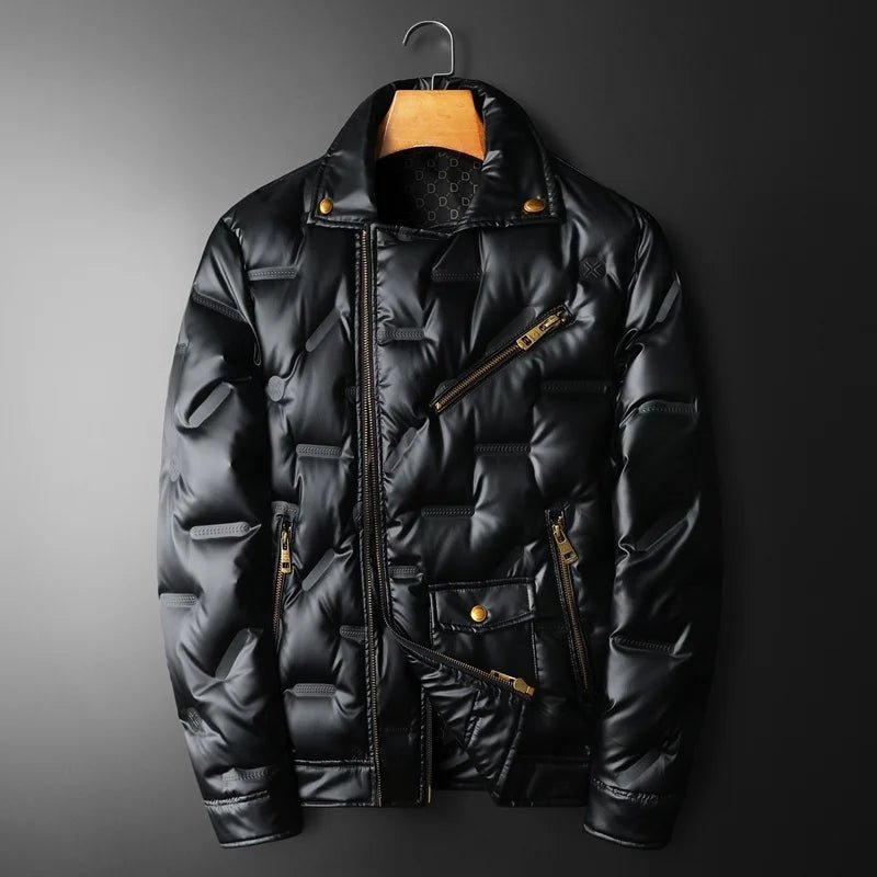 Goldmere Duck Down Moto Jacket - Weston Fletcher