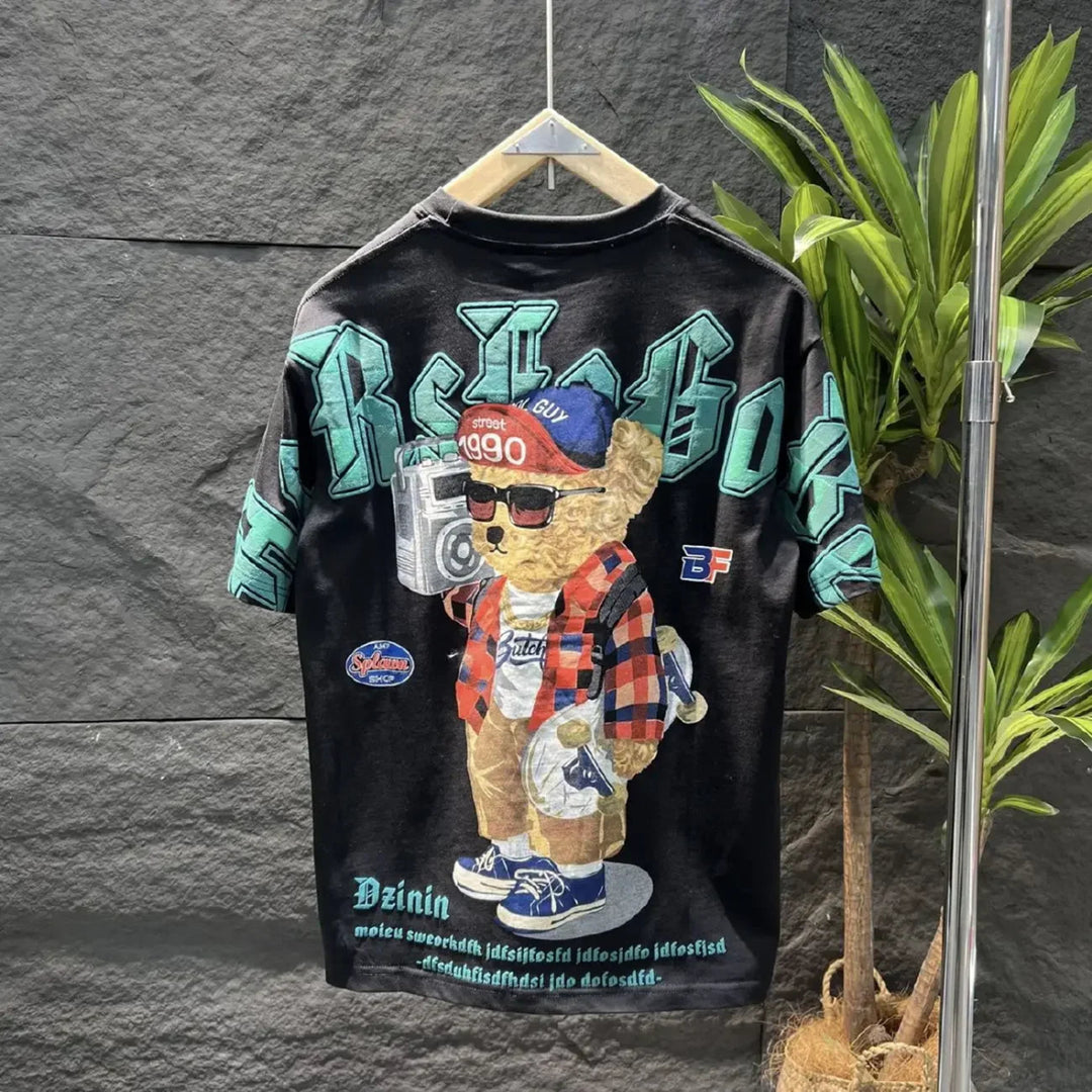 Groofer Printed Cotton Tee - Weston Fletcher