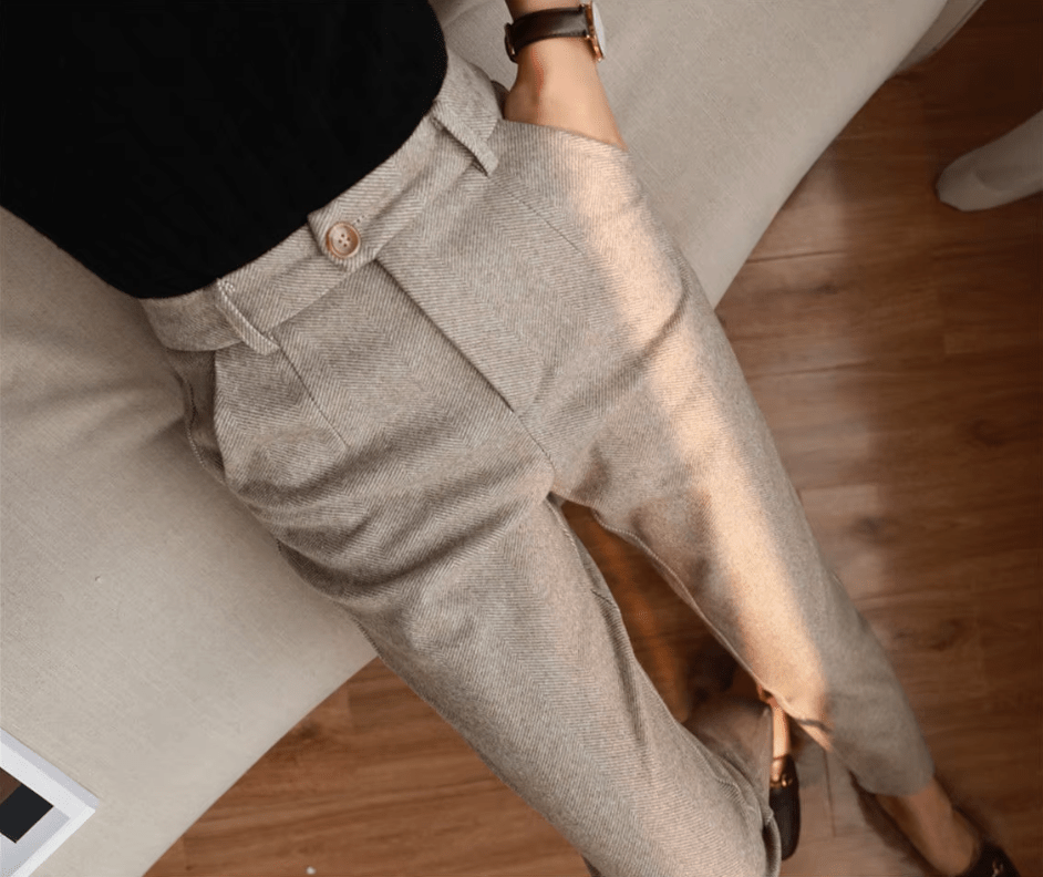 Harrison Tapered Wool Trousers - Weston Fletcher