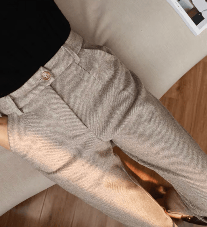 Harrison Tapered Wool Trousers - Weston Fletcher