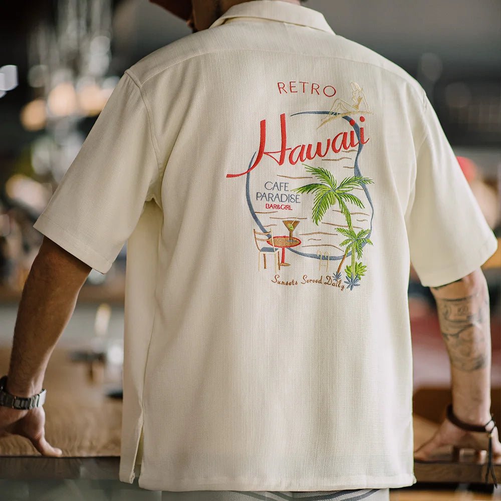 Hawaiian Cafe Vintage Button - Up - Weston Fletcher