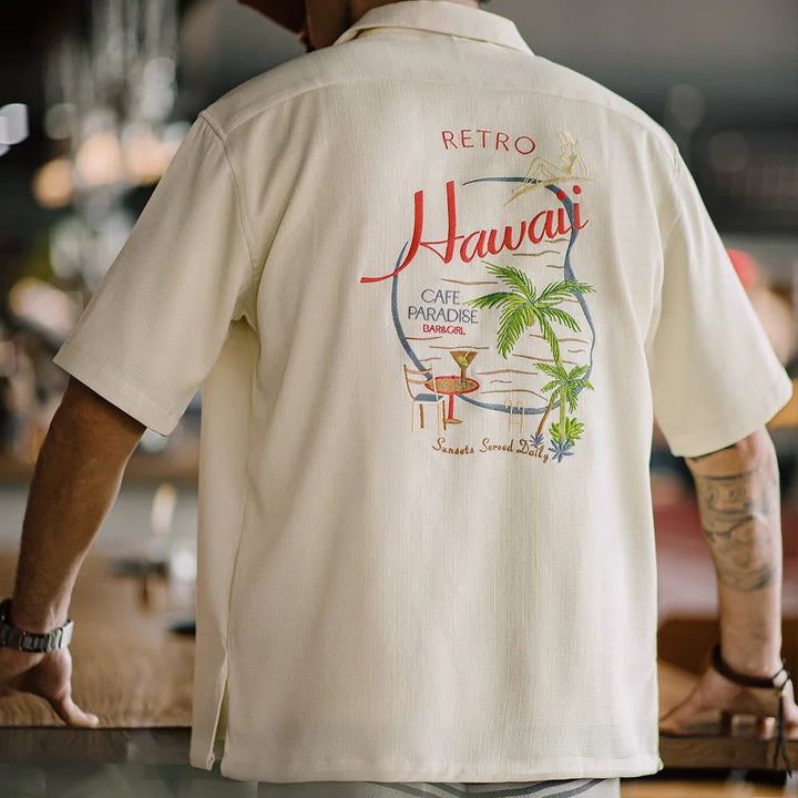 Hawaiian Cafe Vintage Button - Up - Weston Fletcher
