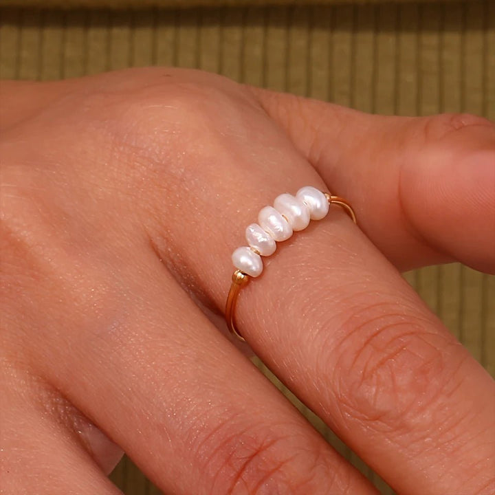 Iris Petite Pearl Ring - Weston Fletcher