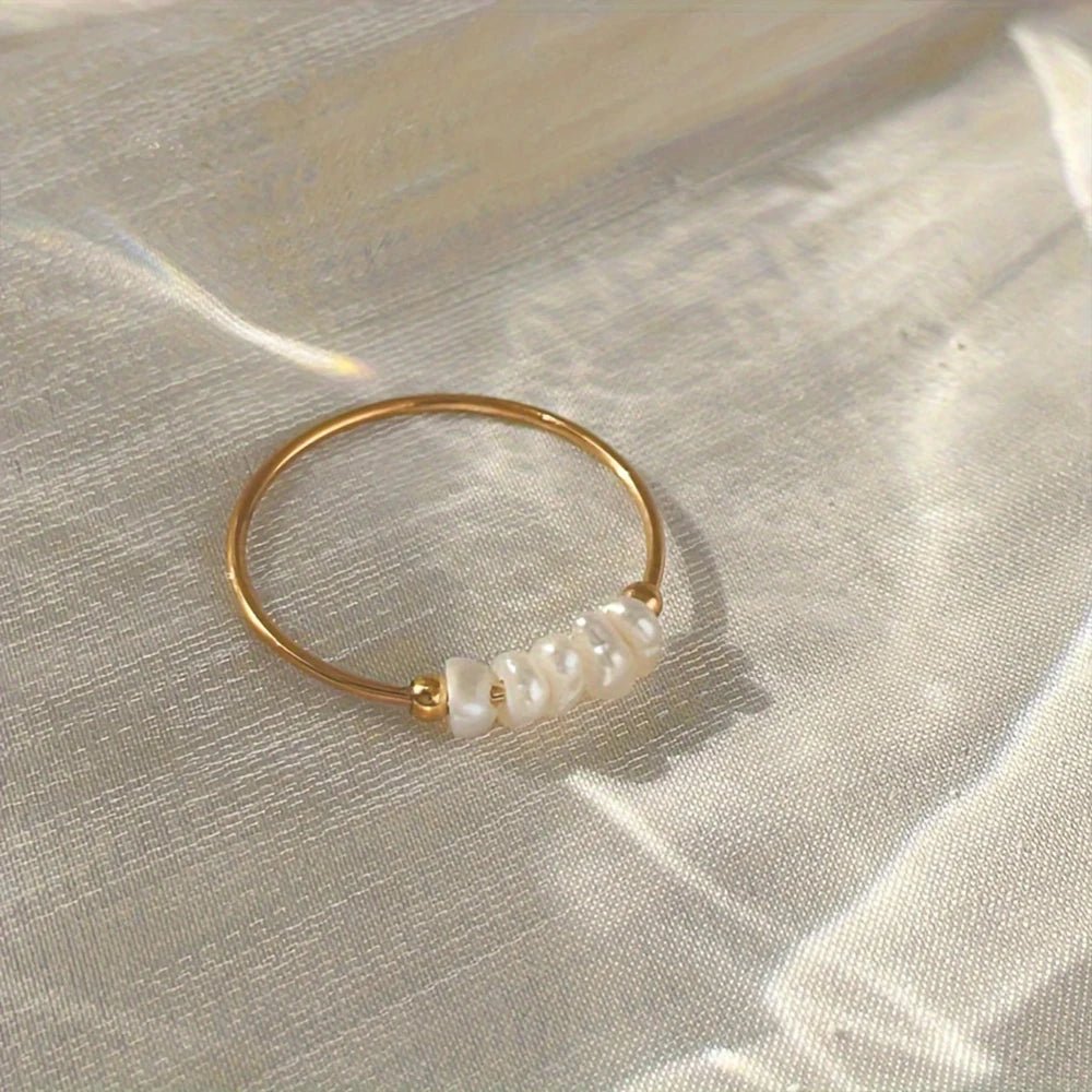 Iris Petite Pearl Ring - Weston Fletcher