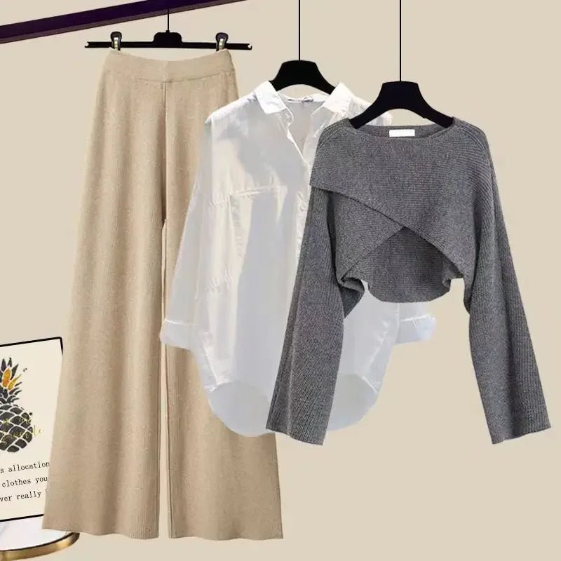 Ivette Knit Three - Piece Sweater Set - Weston Fletcher