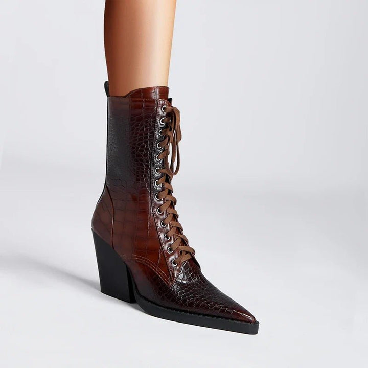 Izzy Ryder Lace - up Boots - Weston Fletcher