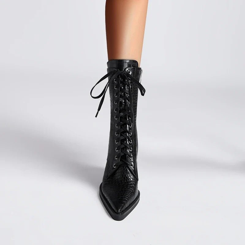Izzy Ryder Lace - up Boots - Weston Fletcher