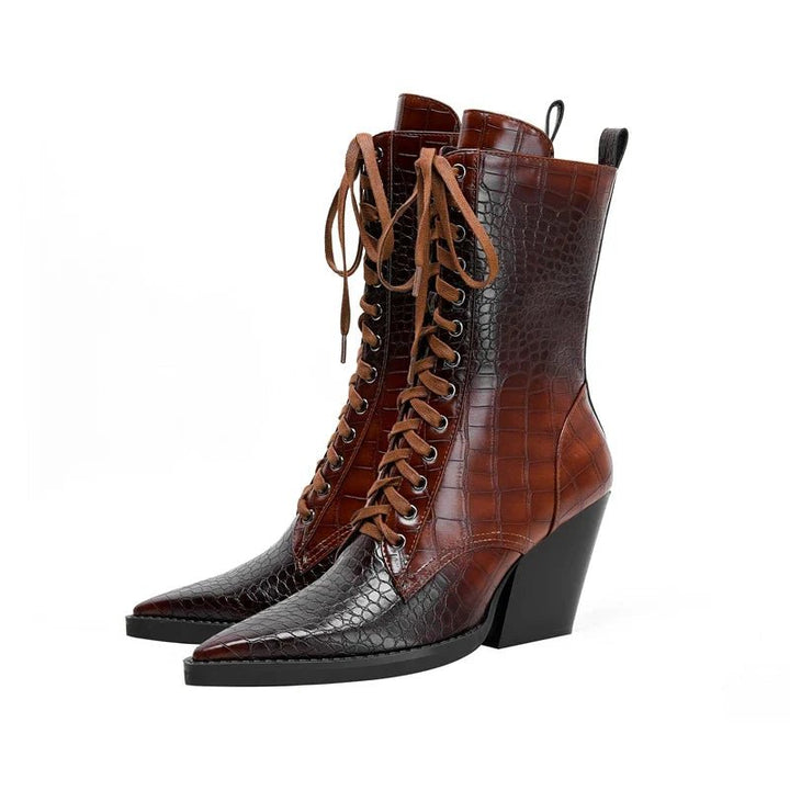 Izzy Ryder Lace - up Boots - Weston Fletcher